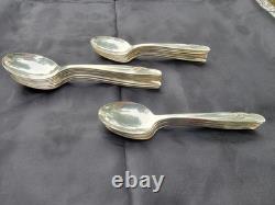 Rogers & Bro Exquisite Reinforced Plate IS Set Of 55 Silver Flatware Serving And