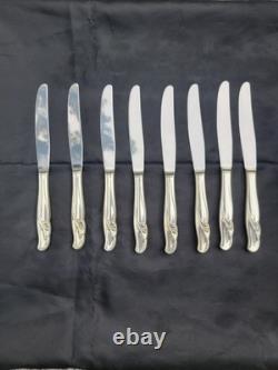 Rogers & Bro Exquisite Reinforced Plate IS Set Of 55 Silver Flatware Serving And