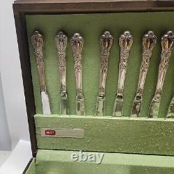 Rogers Bros 102 Piece Set Antique 1847 Flatware Heritage Set Finest Silverplate