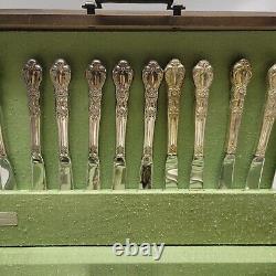 Rogers Bros 102 Piece Set Antique 1847 Flatware Heritage Set Finest Silverplate