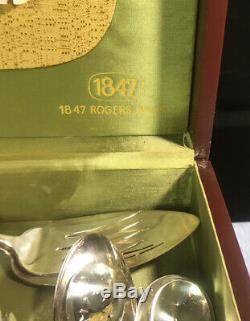 Rogers Bros 1847 Daffodil Silverplate Flatware Set Service For 12 Total 72 Pcs