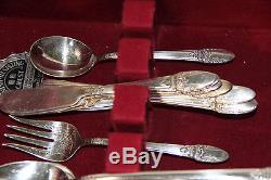 Rogers Bros 1847 First Love Silverplate Flatware Set 112 pcs Remarkable set