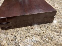 Rogers Bros 1847 First Love Silverware 12 Settings + Serving Pcs + Box 84 Pcs