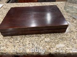 Rogers Bros 1847 First Love Silverware 12 Settings + Serving Pcs + Box 84 Pcs