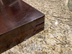 Rogers Bros 1847 First Love Silverware 12 Settings + Serving Pcs + Box 84 Pcs