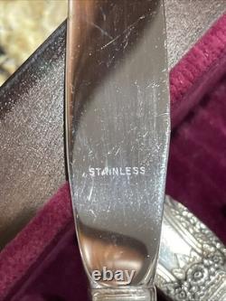 Rogers Bros 1847 First Love Silverware 12 Settings + Serving Pcs + Box 84 Pcs