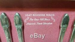 Rogers Bros 1847 International First Love Silverplate Flatware Set 69 pcs