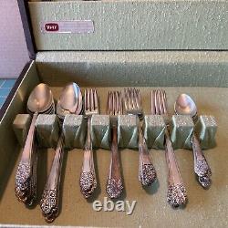 Rogers Bros 47 Piece Set Antique 1847 Flatware Set Silverplate