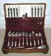 Rogers Bros First Love Silverplate Flatware Set Service For 8 With Chest 63 Pc