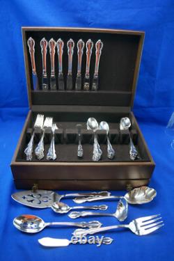 Rogers Bros. Reflection Silverplate Flatware 70 Pieces, (8) 8-Pc Place Settings+
