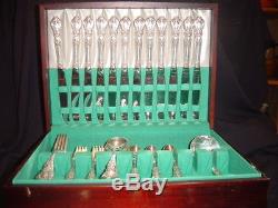 Rogers Heritage Silverplate Flatware Set for 12 (79 Pcs)
