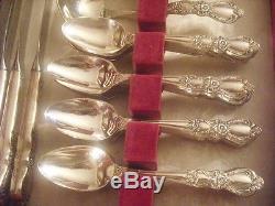 Rogers Heritage Silverplate Flatware Set for 16 + 7 serving pieces + case