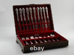 Rogers Oneida 1881 Silverware 56 pcs & wood box