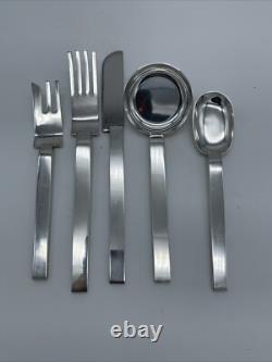 Russel Wright For MMA Silver Plate Flatware 5-piece Place setting