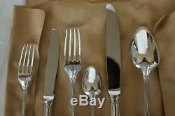 SET Christofle RUBANS Silver-plate Table Dinner Forks Spoons Knives Knife NEW