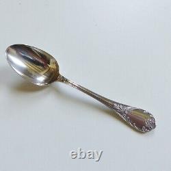 SET OF 6 CHRISTOFLE MARLY SILVER PLATED DESSERT SPOONS 6 7/10 (set #1)