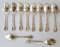 SET antique ROGERS mfg SILVERPLATE FLATWARE MEMORY monogram m BOX NOT INCLUDED