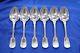 SET of 6 Christofle CHINON Silver-plate Table Dinner Place Spoons 8 1/8 Filets
