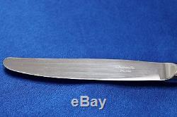 SET of 6 Christofle GALEA Silver-plate Dinner Table Knives 9 5/8 inch FRANCE