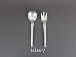 SPACE by RAVINET D'ENFERT flatware, Vintage 1970s, Silverplate flatware set