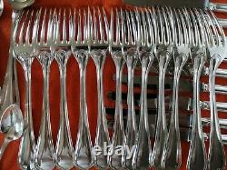 SPATOURS CHRISTOFLE Dinner SET Forks Spoons Knives Servers Silver plated