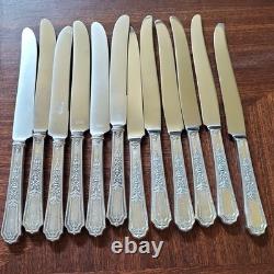 Service for 12 ANCESTRAL 1847 Rogers Bros Silverplate Flatware Set in Case