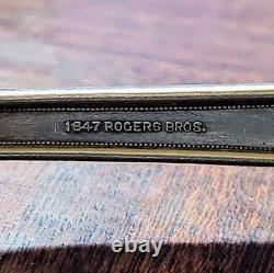 Service for 12 ANCESTRAL 1847 Rogers Bros Silverplate Flatware Set in Case