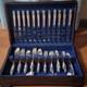 Service for 12 DANISH PRINCESS Silverplate Holmes & Edwards Flatware Set in Case