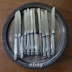 Service for 12 DANISH PRINCESS Silverplate Holmes & Edwards Flatware Set in Case