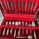 Service for 12 Oneida Community 77 Pc Silverplate Flatware Set in Case
