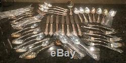 Set 1847 Rogers IS Heritage Silverplate Flatware 44 Pieces