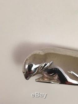 Set 6 Gallia Christofle Art Deco Knife Rests Silver Plated French Marcel Sandoz