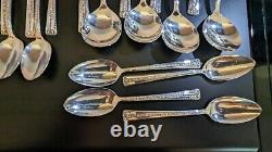 Set 72 Pcs Spring Bouquet Wm. Rogers IS Silverplate Flatware svc for 8