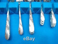 Set 73 pcs Tudor Plate Bridal Wreath Silverplate Flatware svc for 8 withBox