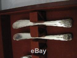 Set Community Silverplate Flatware Milady 71 pcs Svc for 8 withBox