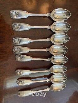 Set Of 44 Forks Spoons Knive Queen Silver Plated Worcester Silver Co ENGLAND