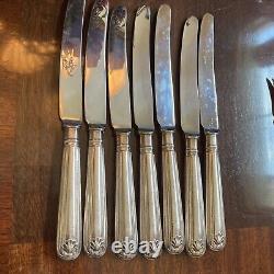Set Of 44 Forks Spoons Knive Queen Silver Plated Worcester Silver Co ENGLAND