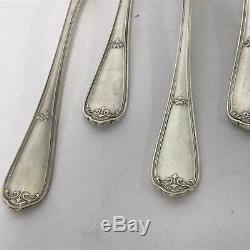 Set of 12 Christofle French silver plated Dinner Spoons