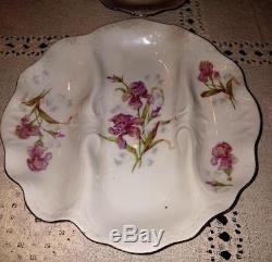 Set of 12 French Limoges Asparagus Plates1 Serving Tray Platter Christofle LOOK