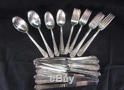 Set of 57 International Silver 1953 Jubilee Place Setting Spoon Fork Knife