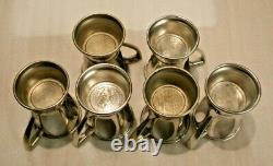 Set of 6 - Antique 4 LILY CUPS -1900's Brooklyn NY