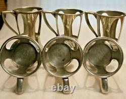 Set of 6 - Antique 4 LILY CUPS -1900's Brooklyn NY