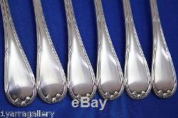 Set of 6 Christofle RUBANS bows Silver-plate Fish Forks 6 7/8 FRANCE