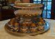 Sheridan silverplate punch bowl set 12 Gold Wash Cups, And Under plate