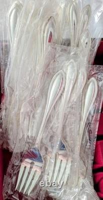 Silver Arbor SilverplateOneida76 Piece Set12 Place Settings + Serving Pcs NOS