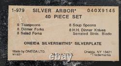 Silver Arbor SilverplateOneida76 Piece Set12 Place Settings + Serving Pcs NOS