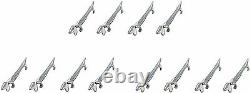 Silver Hunters Dachshund Cutlery Rest for Knifes, Forks and Spoons(Set of 12)