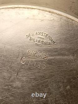 Silver Plate Flatware And Teapot Lot Of 19