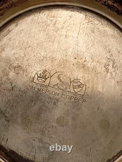 Silver Plate Flatware And Teapot Lot Of 19