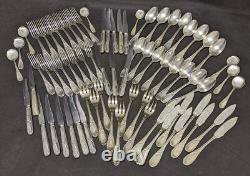 Silver Plate Flatware Place Setting For 8 Believe To Be Christofle 72 Pieces